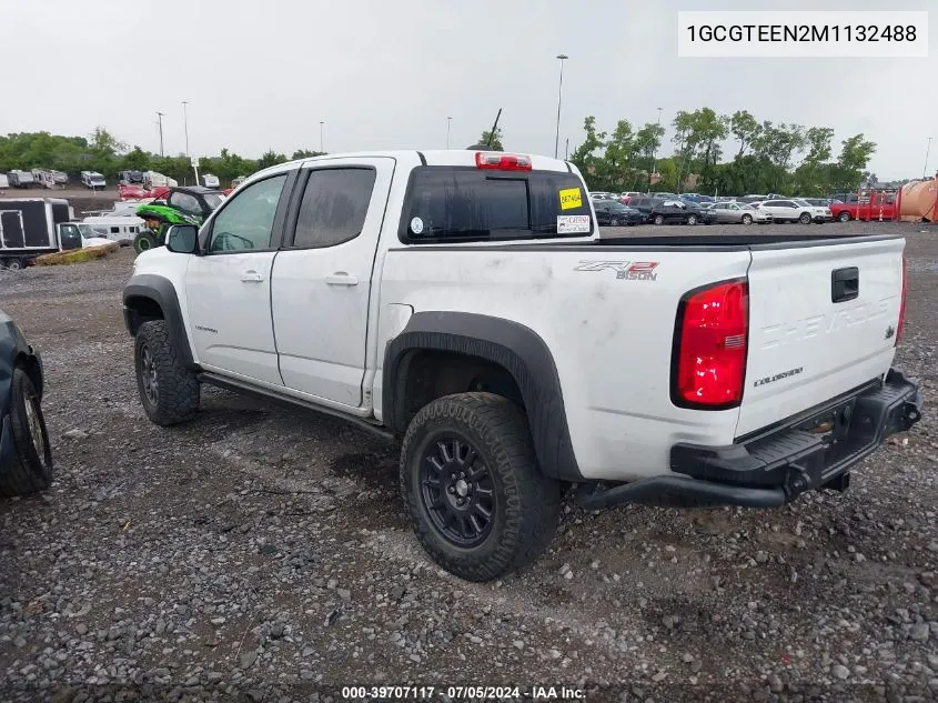 1GCGTEEN2M1132488 2021 Chevrolet Colorado