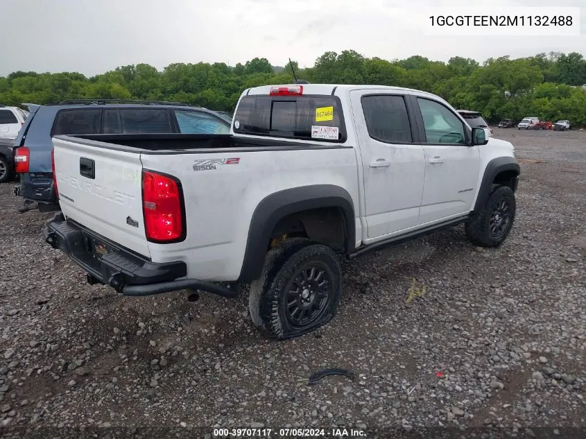 2021 Chevrolet Colorado VIN: 1GCGTEEN2M1132488 Lot: 39707117