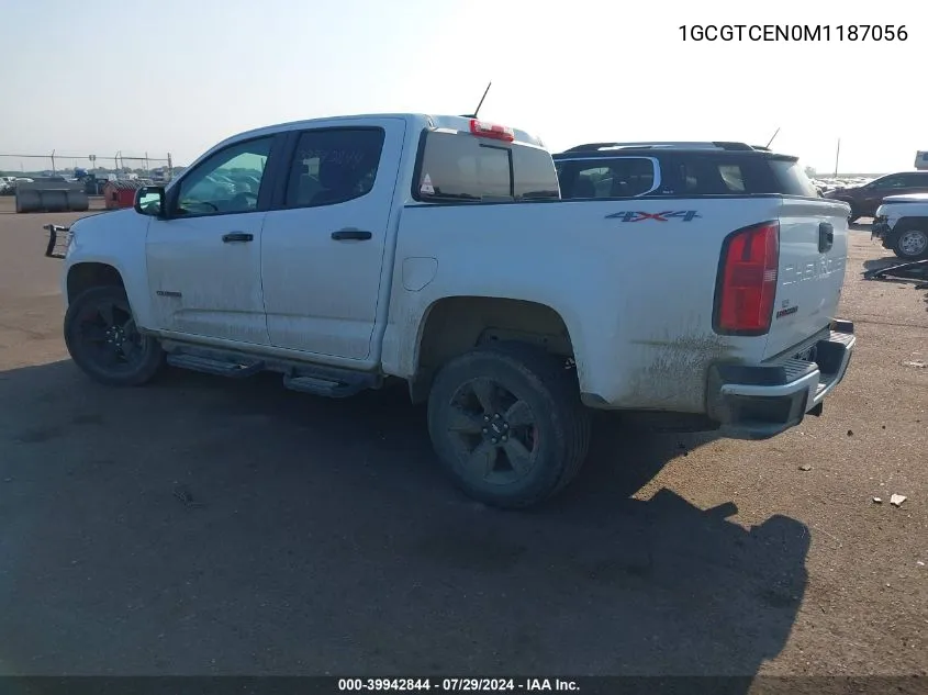 1GCGTCEN0M1187056 2021 Chevrolet Colorado 4Wd Short Box Lt