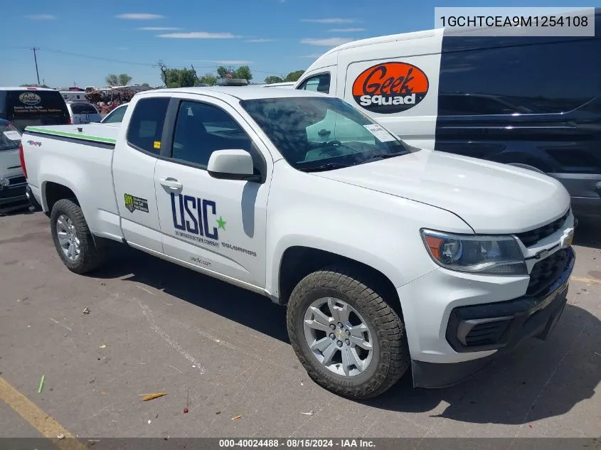 2021 Chevrolet Colorado 4Wd Long Box Lt VIN: 1GCHTCEA9M1254108 Lot: 40024488