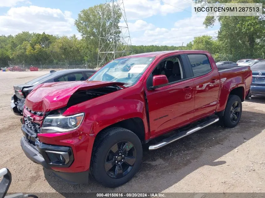 2021 Chevrolet Colorado 4Wd Short Box Lt VIN: 1GCGTCEN9M1287513 Lot: 40150616