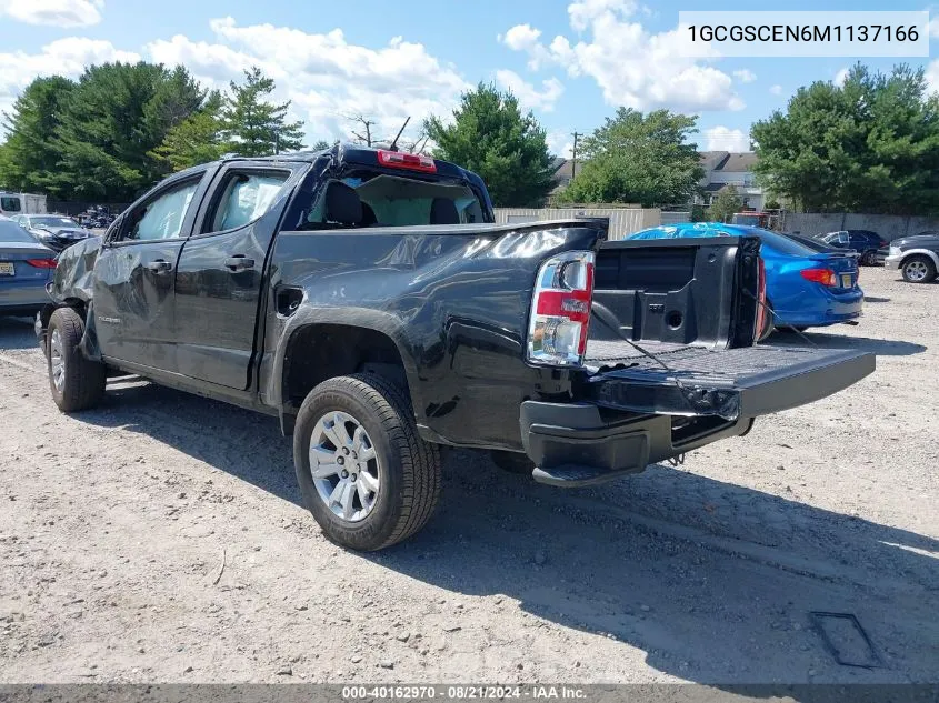 1GCGSCEN6M1137166 2021 Chevrolet Colorado Lt