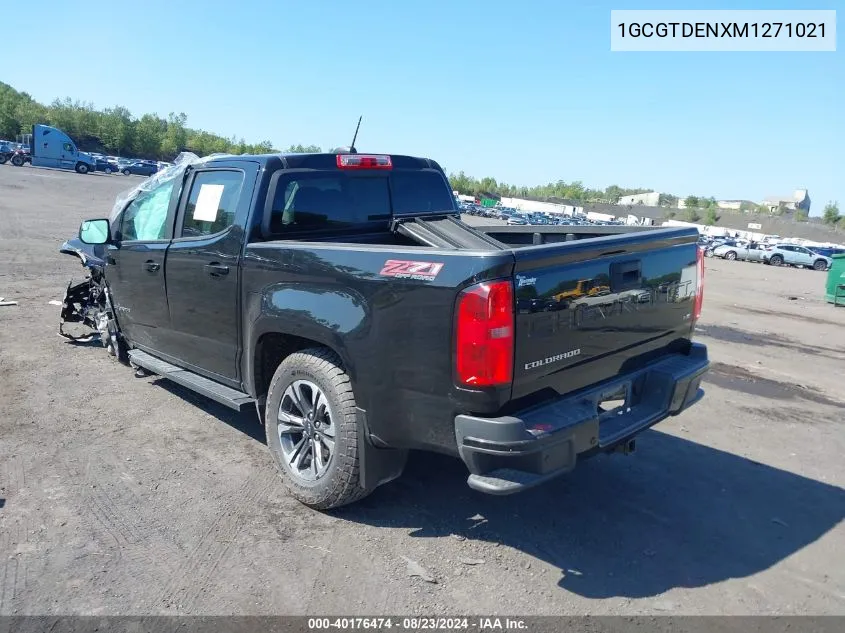 1GCGTDENXM1271021 2021 Chevrolet Colorado 4Wd Short Box Z71