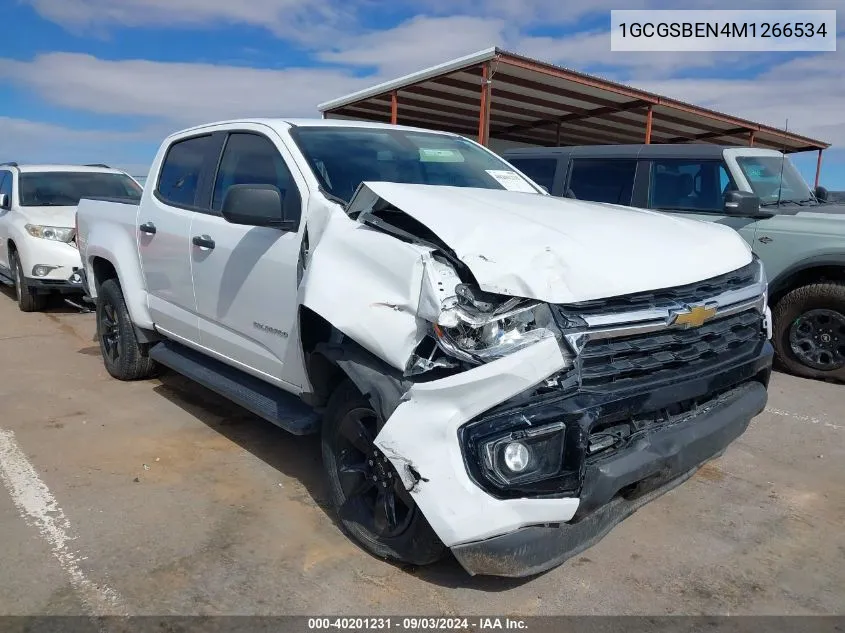 2021 Chevrolet Colorado 2Wd Short Box Wt VIN: 1GCGSBEN4M1266534 Lot: 40201231