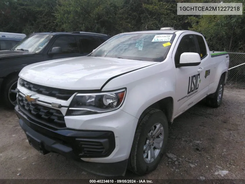 2021 Chevrolet Colorado 4Wd Long Box Lt VIN: 1GCHTCEA2M1227218 Lot: 40234610