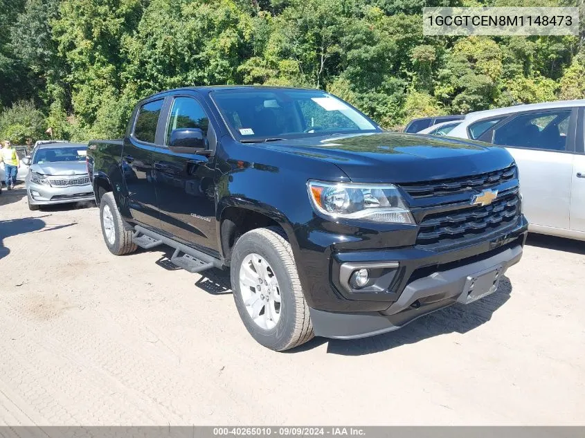 1GCGTCEN8M1148473 2021 Chevrolet Colorado 4Wd Short Box Lt