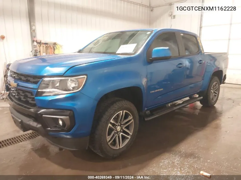 1GCGTCENXM1162228 2021 Chevrolet Colorado 4Wd Short Box Lt