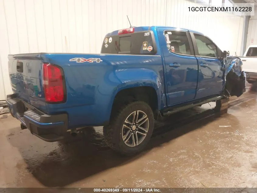 1GCGTCENXM1162228 2021 Chevrolet Colorado 4Wd Short Box Lt