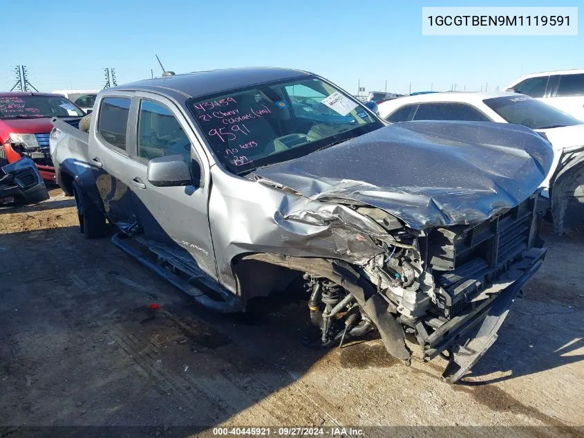 2021 Chevrolet Colorado 4Wd Short Box Wt VIN: 1GCGTBEN9M1119591 Lot: 40445921