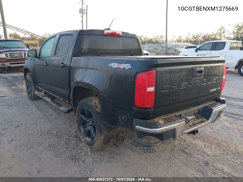 2021 Chevrolet Colorado VIN: 1GCGTBENXM1275669 Lot: 40537272