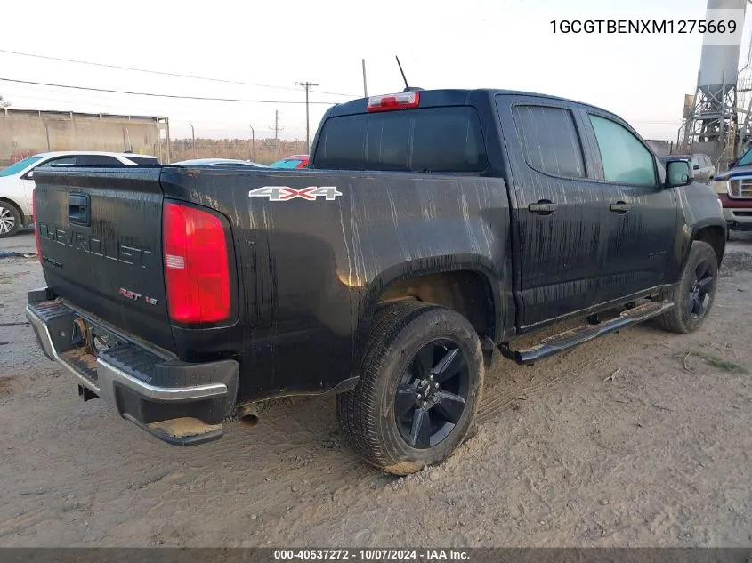 2021 Chevrolet Colorado VIN: 1GCGTBENXM1275669 Lot: 40537272