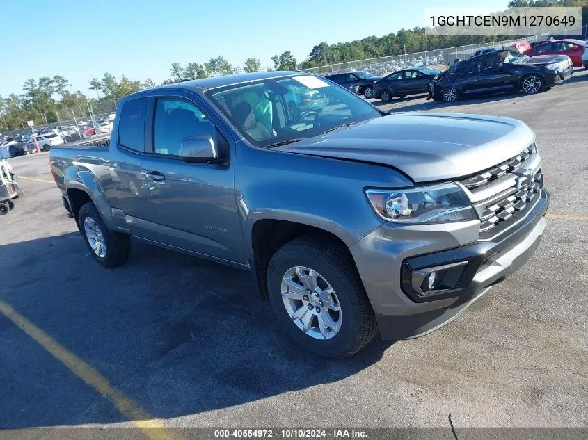 2021 Chevrolet Colorado 4Wd Long Box Lt VIN: 1GCHTCEN9M1270649 Lot: 40554972