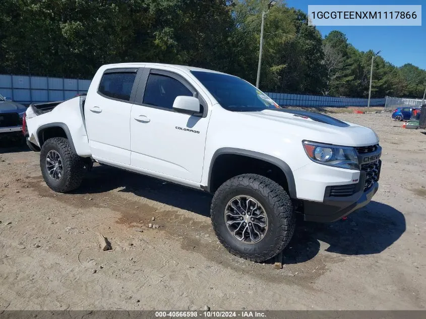 1GCGTEENXM1117866 2021 Chevrolet Colorado 4Wd Short Box Zr2