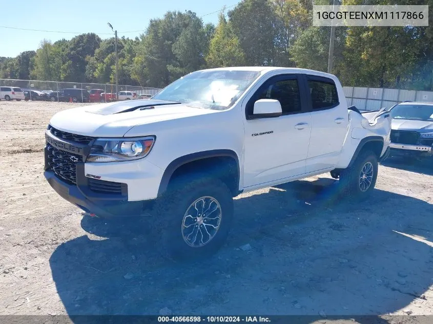 2021 Chevrolet Colorado 4Wd Short Box Zr2 VIN: 1GCGTEENXM1117866 Lot: 40566598