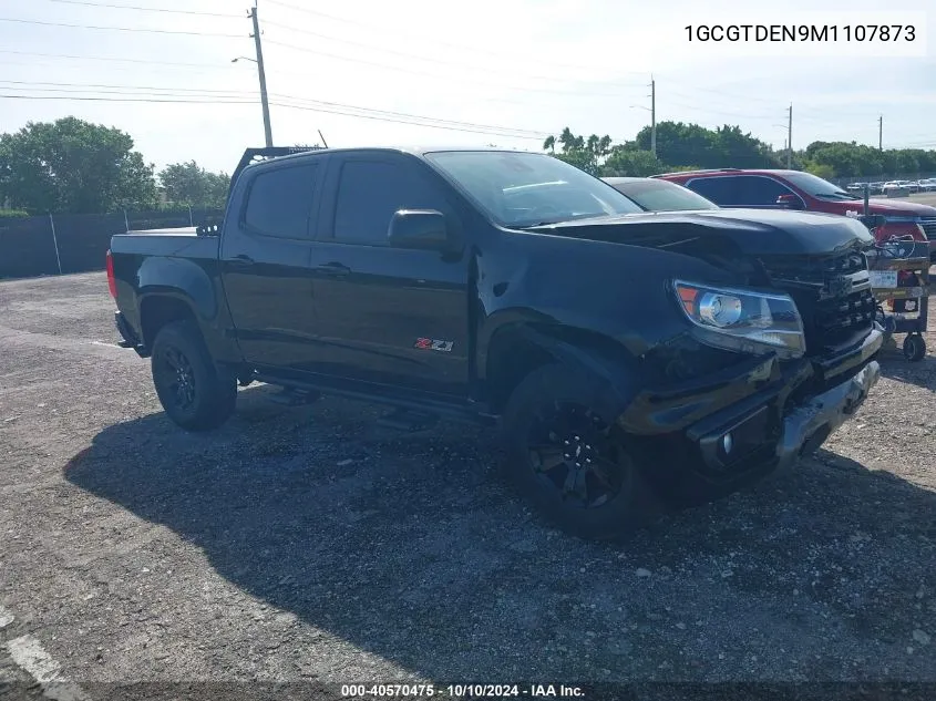 2021 Chevrolet Colorado 4Wd Short Box Z71 VIN: 1GCGTDEN9M1107873 Lot: 40570475