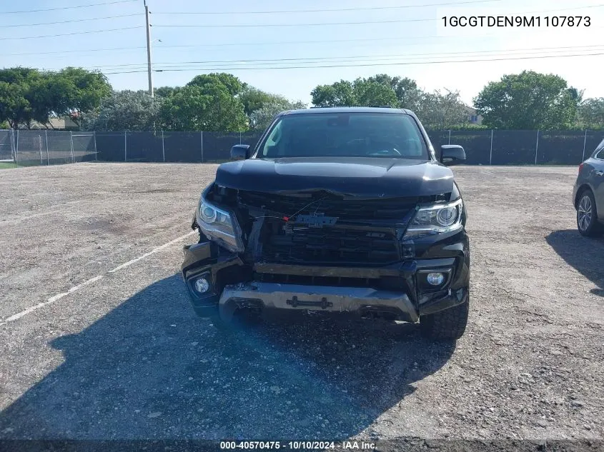 2021 Chevrolet Colorado 4Wd Short Box Z71 VIN: 1GCGTDEN9M1107873 Lot: 40570475