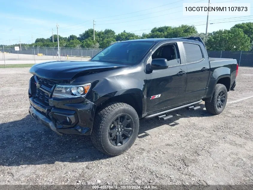 2021 Chevrolet Colorado 4Wd Short Box Z71 VIN: 1GCGTDEN9M1107873 Lot: 40570475