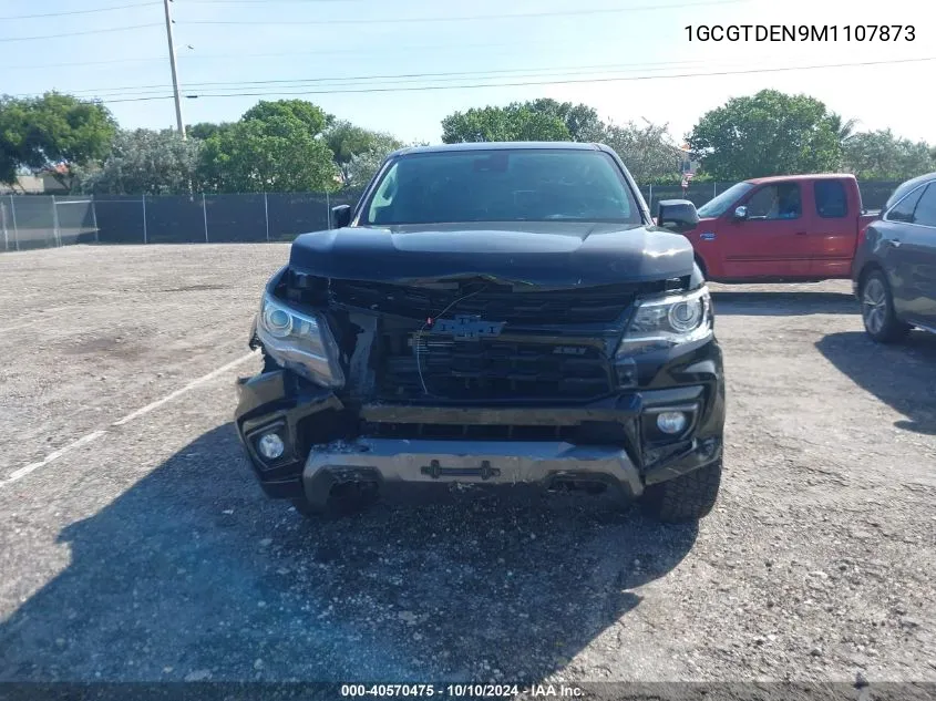 2021 Chevrolet Colorado 4Wd Short Box Z71 VIN: 1GCGTDEN9M1107873 Lot: 40570475