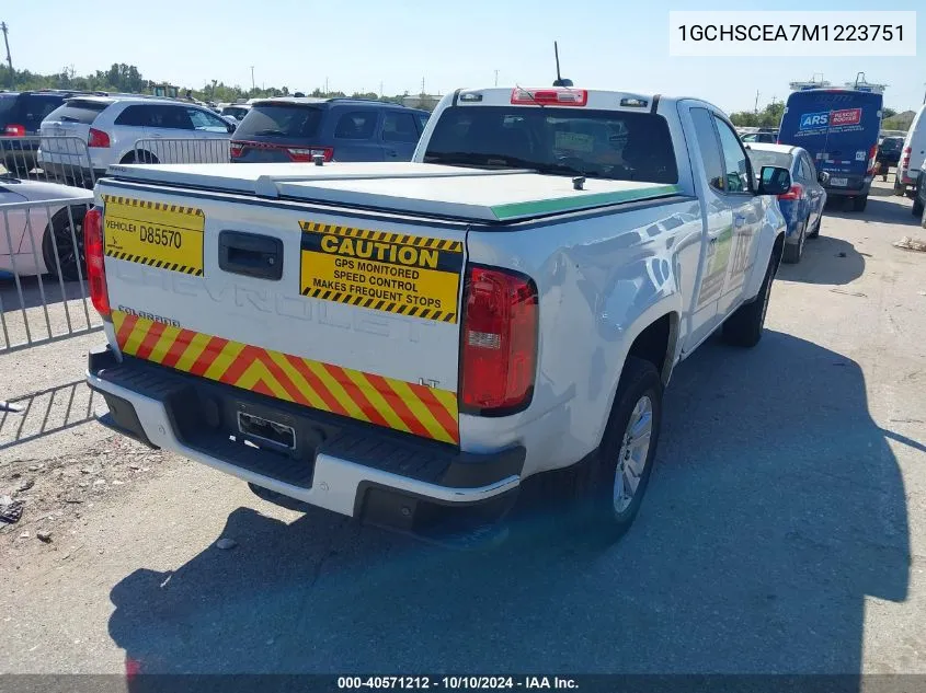 2021 Chevrolet Colorado 2Wd Long Box Lt VIN: 1GCHSCEA7M1223751 Lot: 40571212