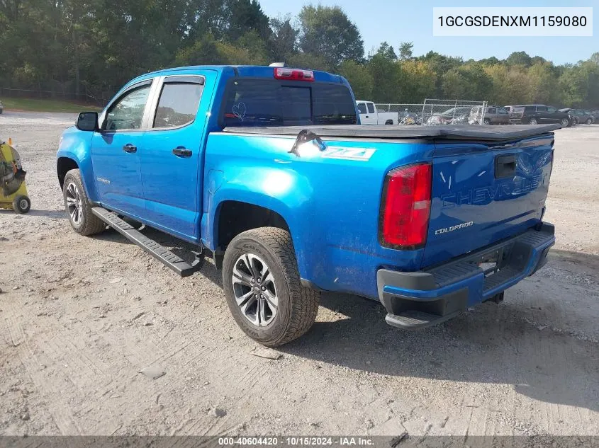 2021 Chevrolet Colorado 2Wd Short Box Z71 VIN: 1GCGSDENXM1159080 Lot: 40604420