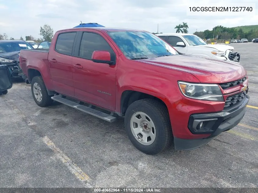 2021 Chevrolet Colorado 2Wd Short Box Lt VIN: 1GCGSCEN2M1227740 Lot: 40652964