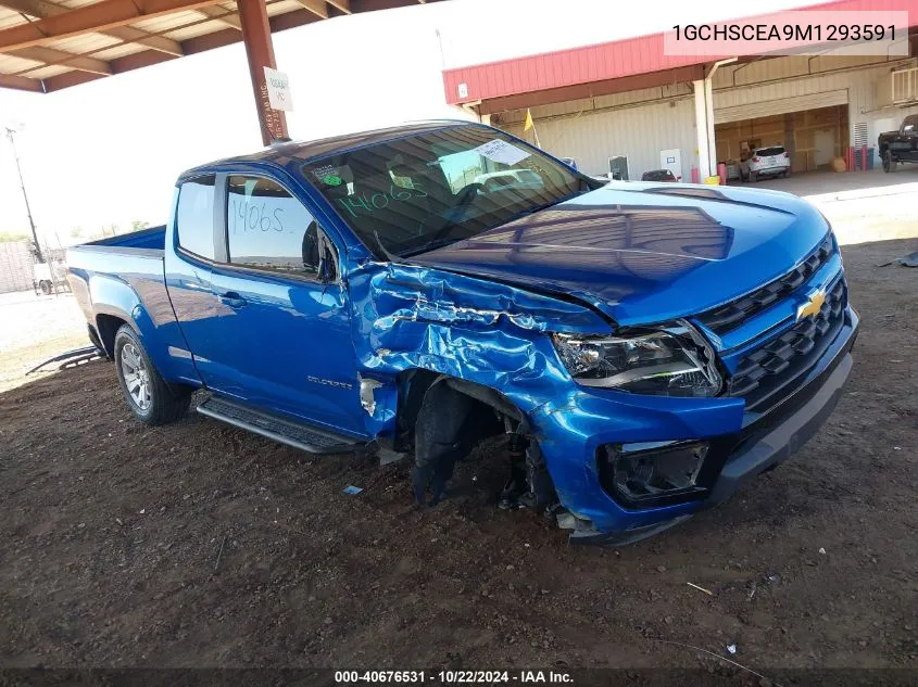 2021 Chevrolet Colorado 2Wd Long Box Lt VIN: 1GCHSCEA9M1293591 Lot: 40676531