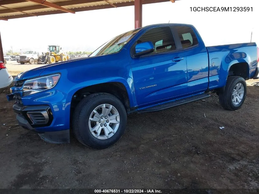 2021 Chevrolet Colorado 2Wd Long Box Lt VIN: 1GCHSCEA9M1293591 Lot: 40676531