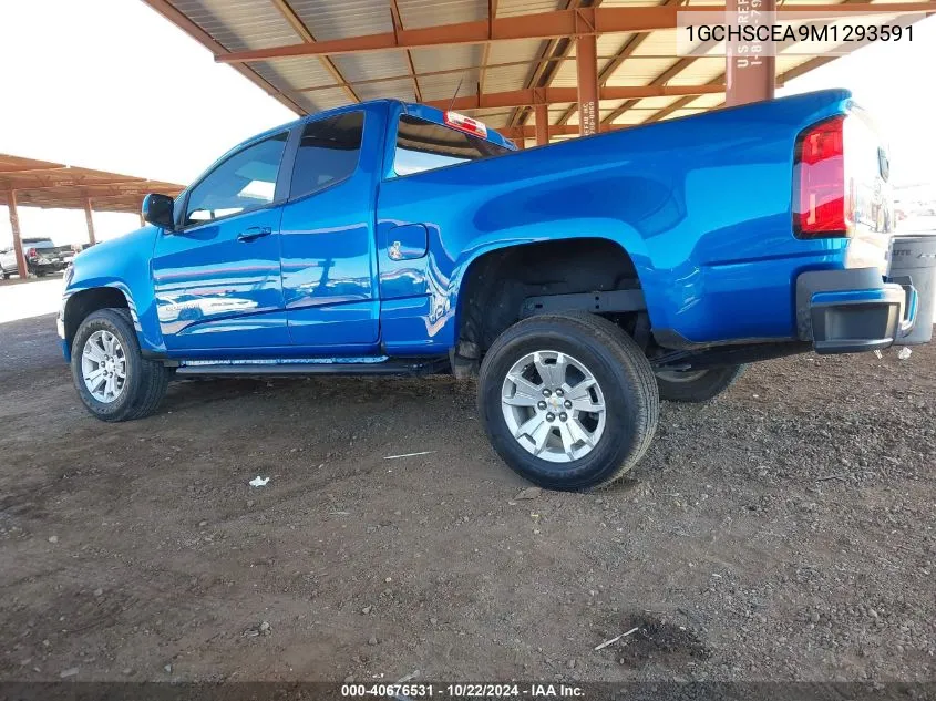 2021 Chevrolet Colorado 2Wd Long Box Lt VIN: 1GCHSCEA9M1293591 Lot: 40676531