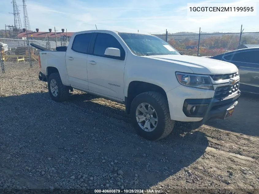 2021 Chevrolet Colorado Lt VIN: 1GCGTCEN2M1199595 Lot: 40680879