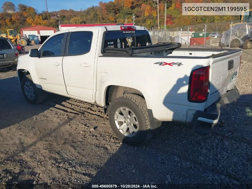 2021 Chevrolet Colorado Lt VIN: 1GCGTCEN2M1199595 Lot: 40680879