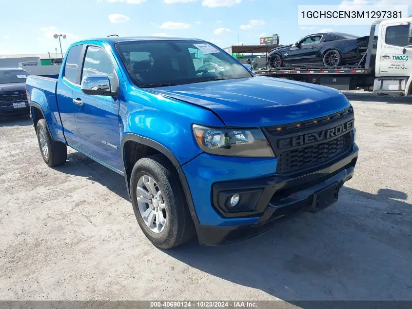 2021 Chevrolet Colorado 2Wd Long Box Lt VIN: 1GCHSCEN3M1297381 Lot: 40690124