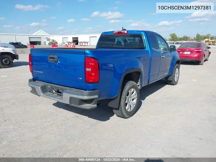 1GCHSCEN3M1297381 2021 Chevrolet Colorado 2Wd Long Box Lt