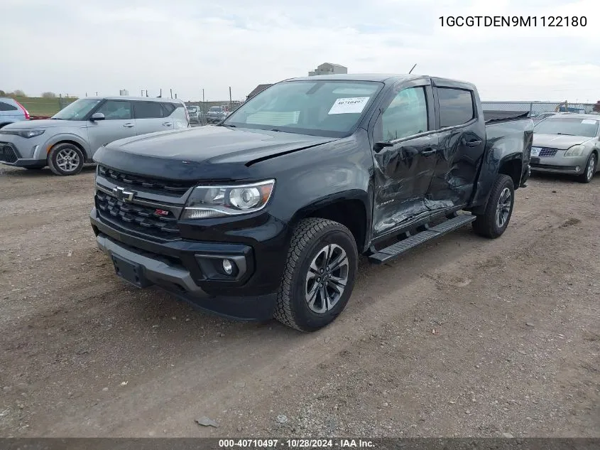 2021 Chevrolet Colorado 4Wd Short Box Z71 VIN: 1GCGTDEN9M1122180 Lot: 40710497