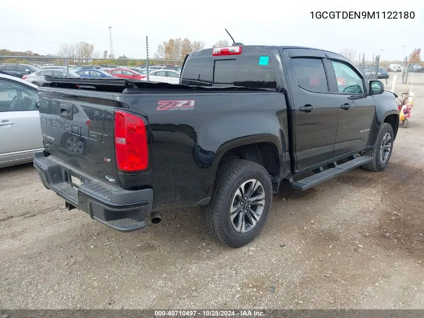 2021 Chevrolet Colorado 4Wd Short Box Z71 VIN: 1GCGTDEN9M1122180 Lot: 40710497