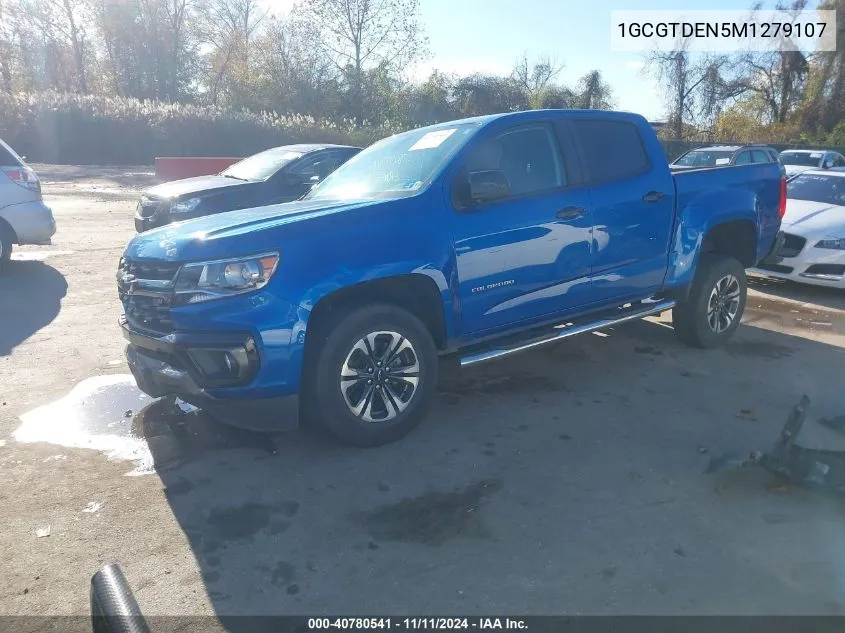 2021 Chevrolet Colorado Z71 VIN: 1GCGTDEN5M1279107 Lot: 40780541