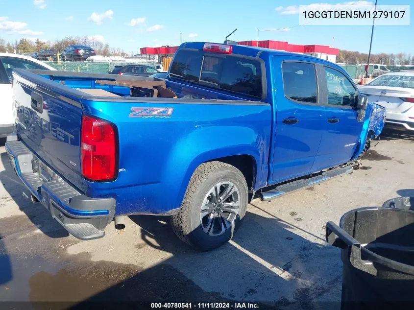 2021 Chevrolet Colorado Z71 VIN: 1GCGTDEN5M1279107 Lot: 40780541