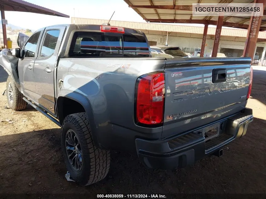 1GCGTEEN1M1285458 2021 Chevrolet Colorado 4Wd Short Box Zr2