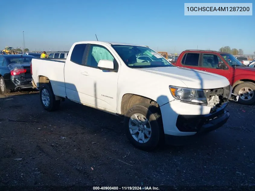 2021 Chevrolet Colorado 2Wd Long Box Lt VIN: 1GCHSCEA4M1287200 Lot: 40900480