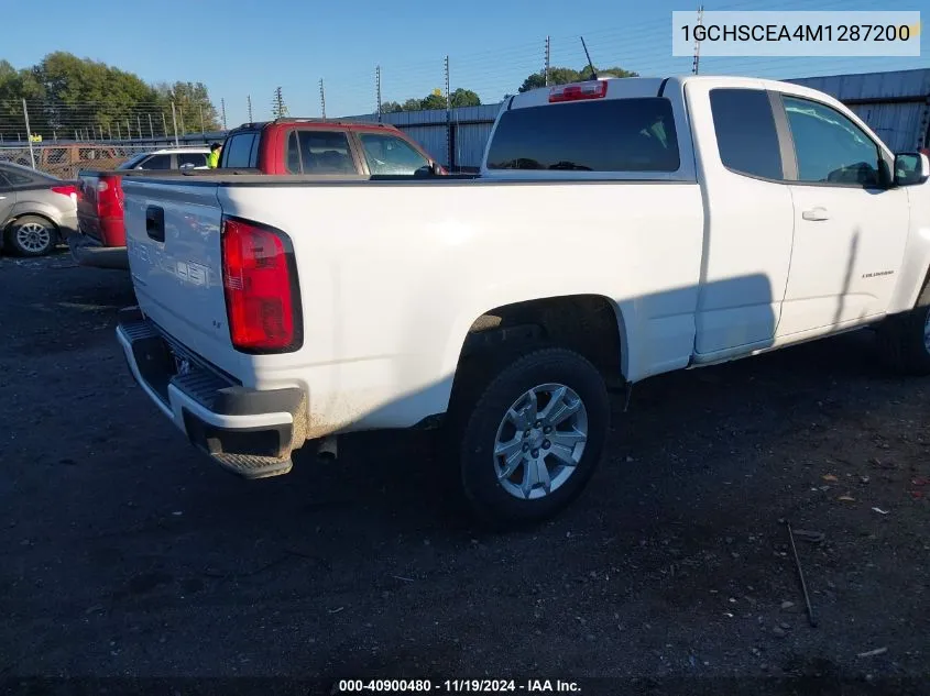 2021 Chevrolet Colorado 2Wd Long Box Lt VIN: 1GCHSCEA4M1287200 Lot: 40900480