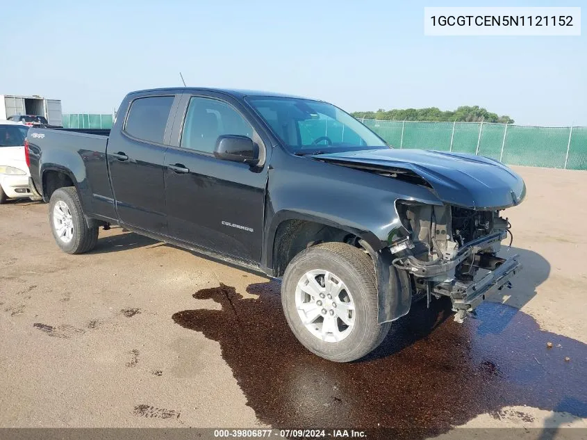 1GCGTCEN5N1121152 2022 Chevrolet Colorado 4Wd Long Box Lt