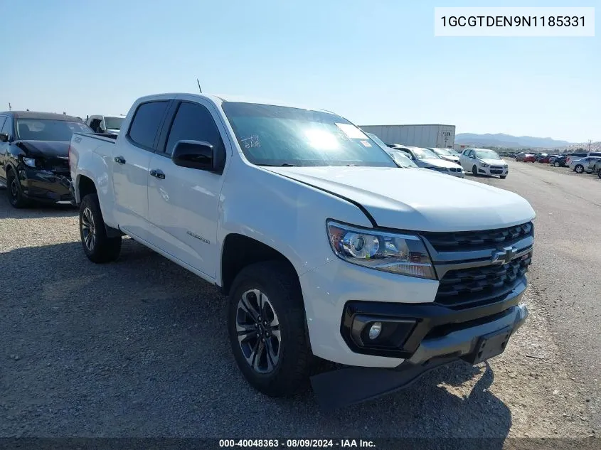 2022 Chevrolet Colorado 4Wd Short Box Z71 VIN: 1GCGTDEN9N1185331 Lot: 40048363