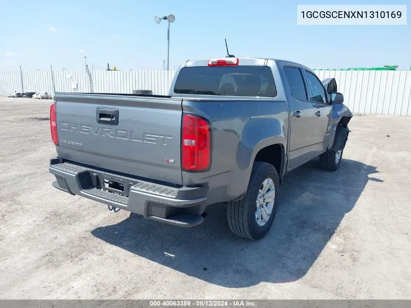 1GCGSCENXN1310169 2022 Chevrolet Colorado 2Wd Short Box Lt