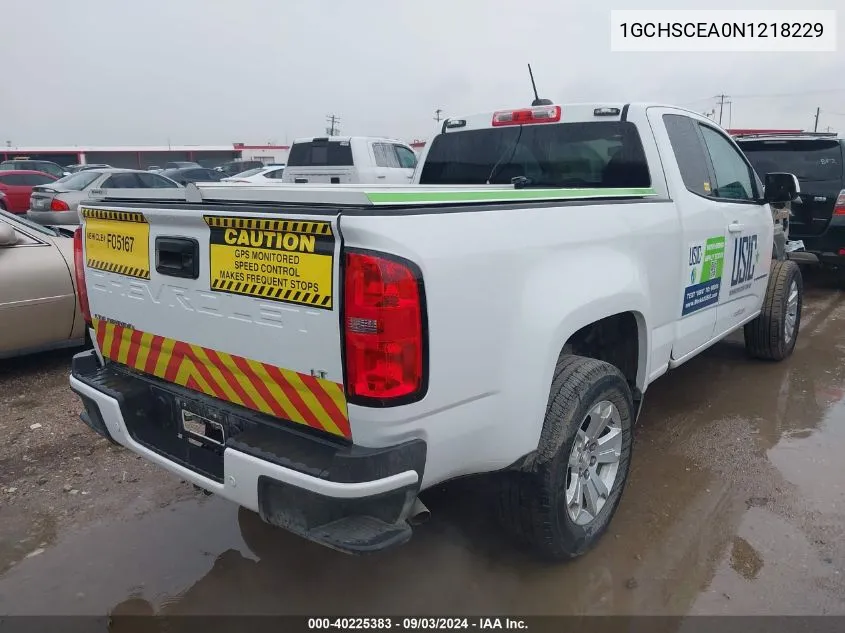 1GCHSCEA0N1218229 2022 Chevrolet Colorado 2Wd Long Box Lt