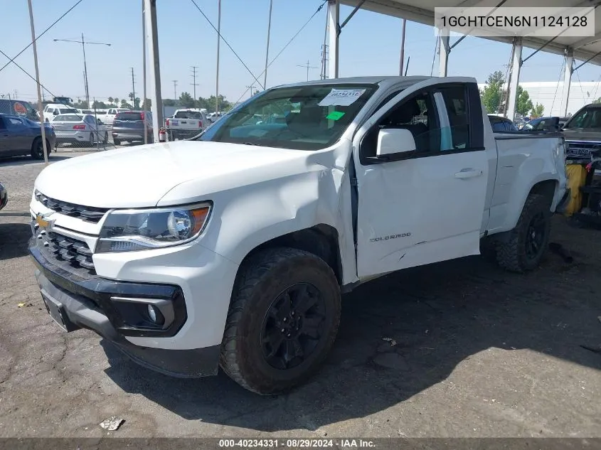 2022 Chevrolet Colorado 4Wd Long Box Lt VIN: 1GCHTCEN6N1124128 Lot: 40234331