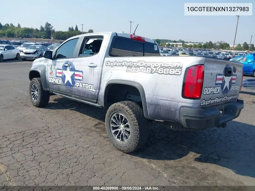 2022 Chevrolet Colorado Zr2 VIN: 1GCGTEENXN1327983 Lot: 40269900