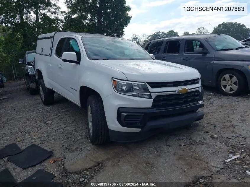 2022 Chevrolet Colorado 2Wd Long Box Lt VIN: 1GCHSCEN4N1207883 Lot: 40397736