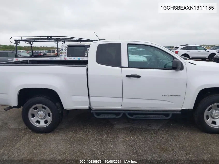 1GCHSBEAXN1311155 2022 Chevrolet Colorado