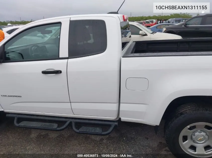 1GCHSBEAXN1311155 2022 Chevrolet Colorado