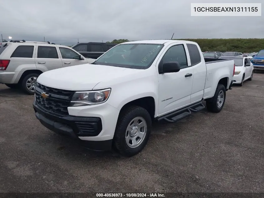 1GCHSBEAXN1311155 2022 Chevrolet Colorado