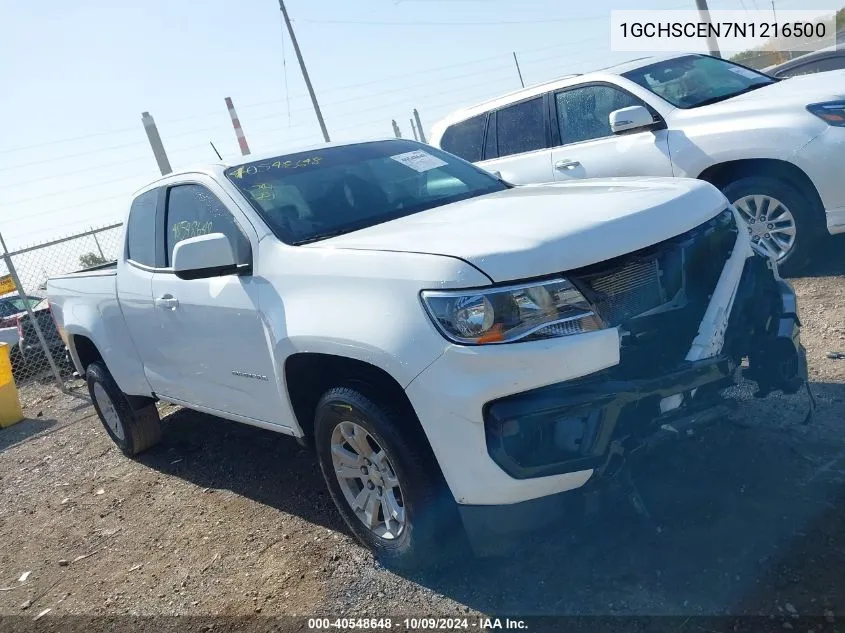 2022 Chevrolet Colorado 2Wd Long Box Lt VIN: 1GCHSCEN7N1216500 Lot: 40548648